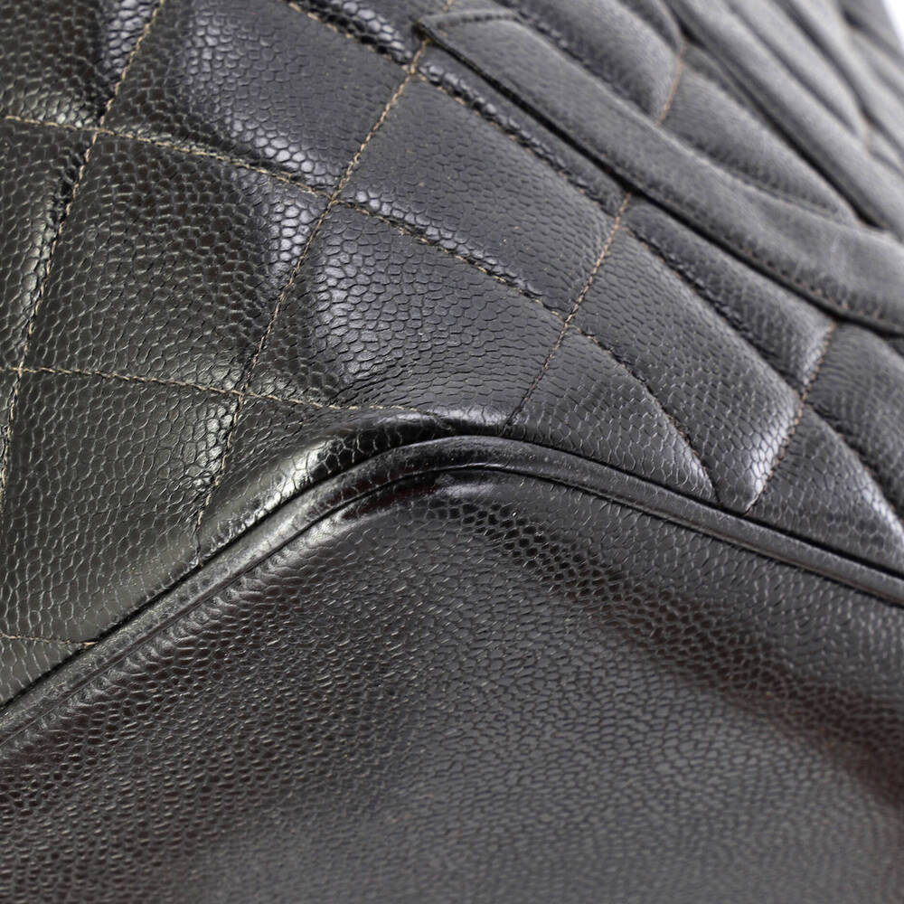 Chanel Medallion Tote Quilted Caviar #228144C24B - Picture 7 of 8